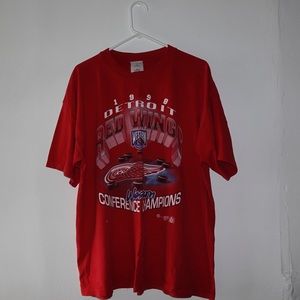 Vintage Detroit Red Wings Conference Champs Shirt